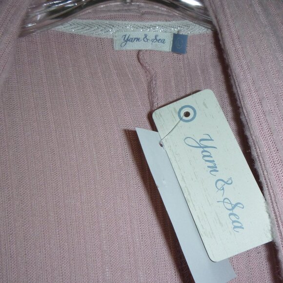 Women’s Pink color, open front cardigan - Picture 2 of 6